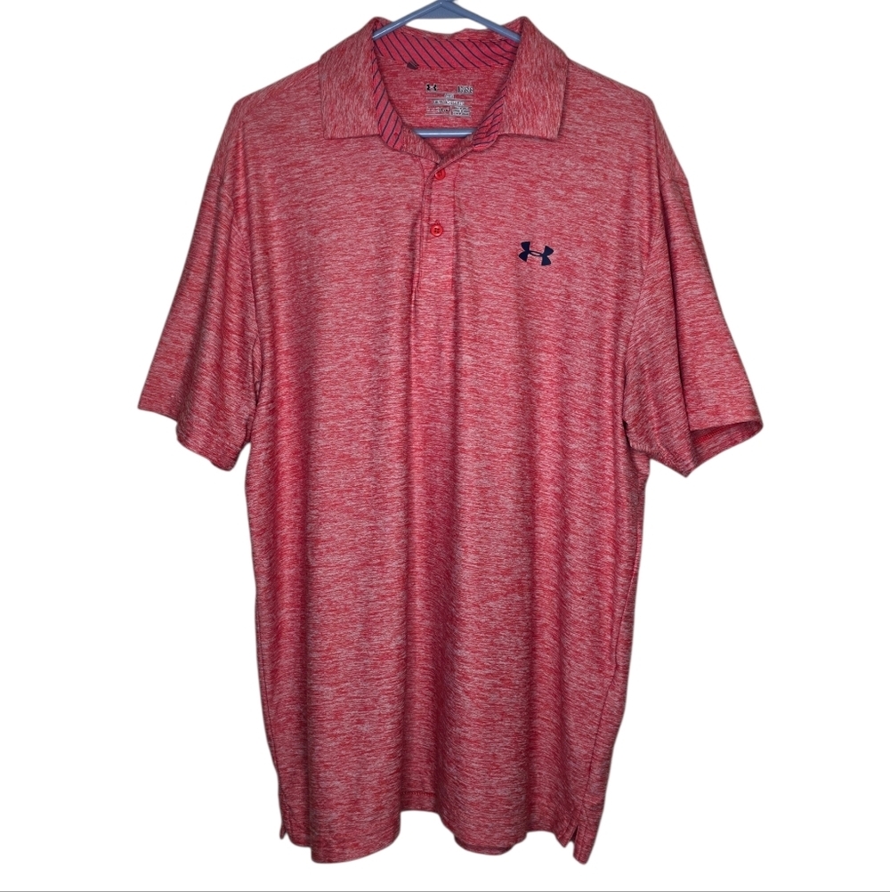 Under Armour Heatgear Golf Shirt Size Large
